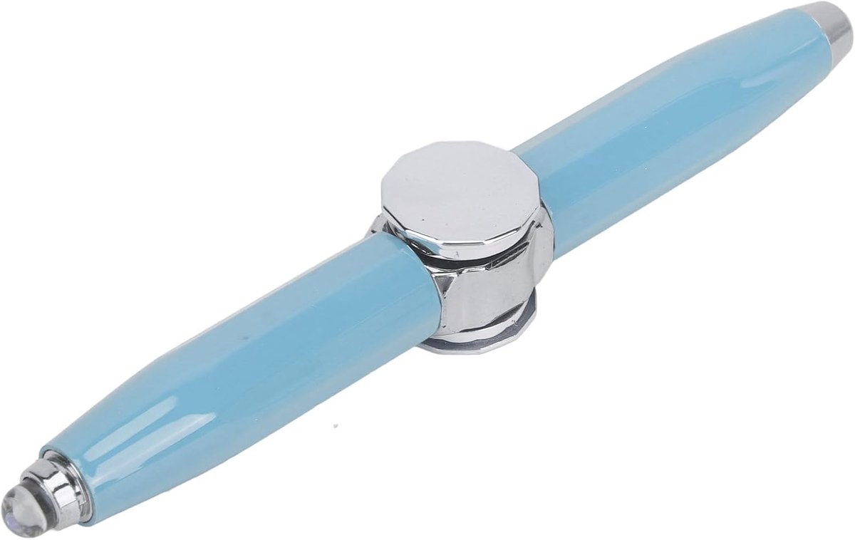 SnelShoppen - Fidget Pen met LED Licht, Stressverminderende Balpen voor Volwassenen, Studenten en Kinderen, Perfect voor Thuis en Op Kantoor