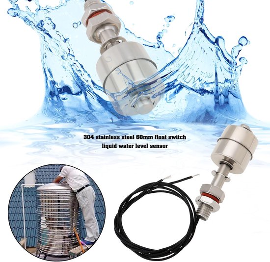 Waterflow float switch 2pcs - 304 roestvrij staal - duurzaam en gevoelig - geschikt voor watertanks - ShopVlot — afbeelding 5