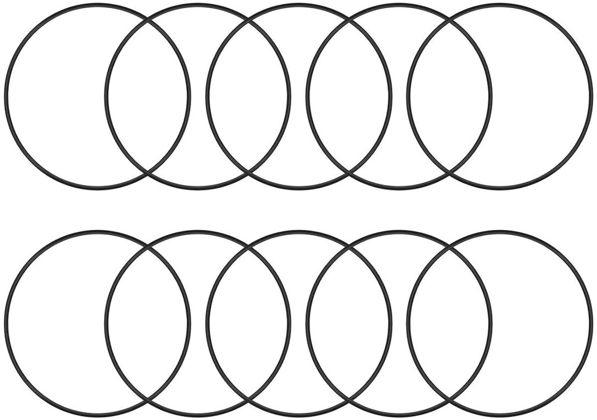 SnelShoppen - 10St Nitrilrubber O-Ringen 72mm Buitendiameter 65.8mm Binnendiameter 3.1mm Afdichtingsringen voor Loodgieterswerk en Auto