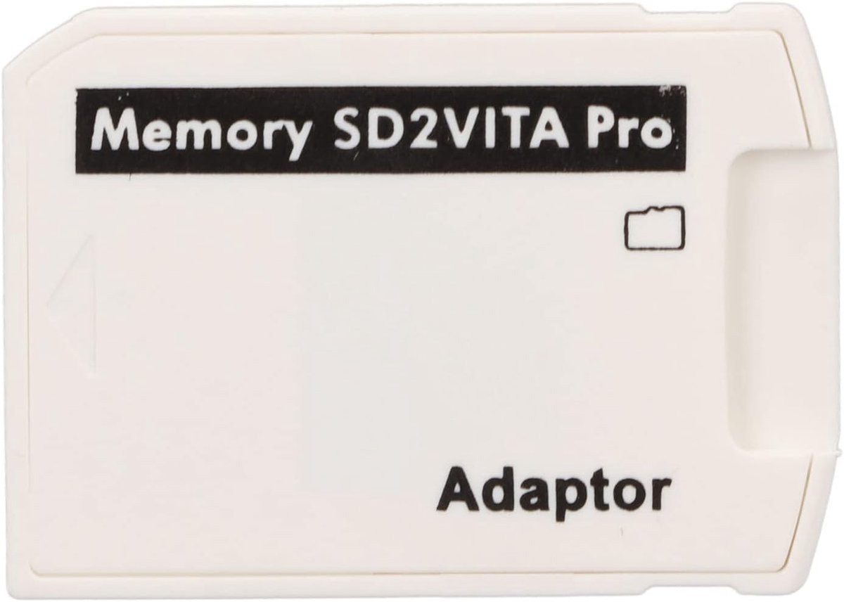 SnelShoppen - SD2Vita PS Vita Geheugenkaart Adapter, Micro SD Adapter tot 256GB, Voor PS Vita 1000 2000 PS TV, HENkaku Enso Firmware 3.6 en hoger
