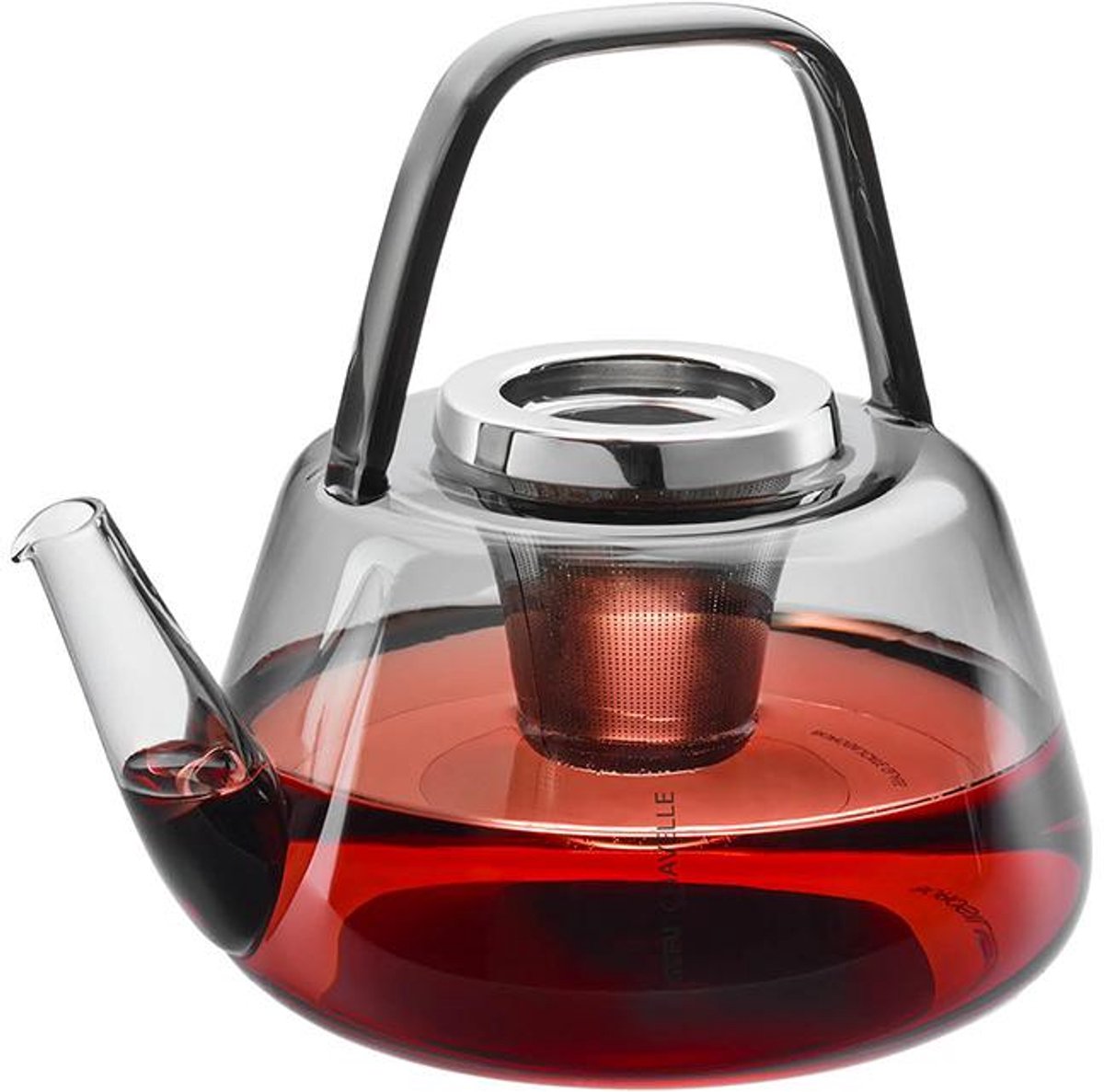 Theepot Met Filter, 1.2 L, Borosilicaatglas, Drupvrije Schenktuit - GEFU | CHAVELLE