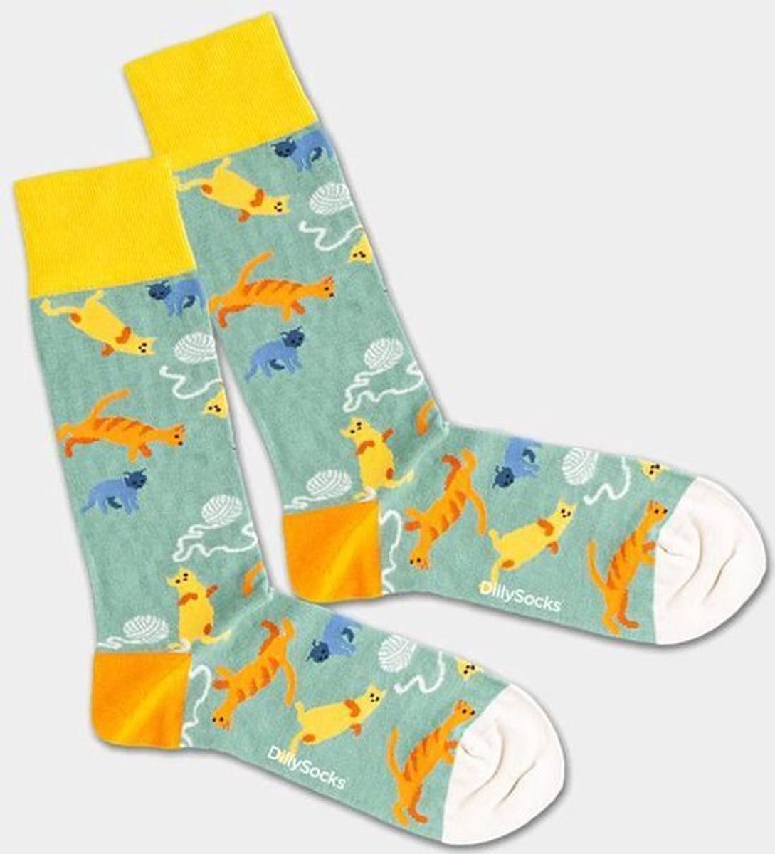 Dilly Socks Lazy Kitty Sock maat 41-46