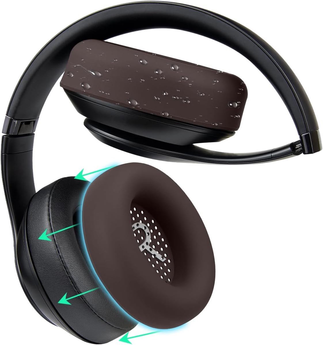 Siliconen Oorkussens voor Beats Studio 2/3/Pro Hoofdtelefoons - Beschermend, Wasbaar en Duurzaam voor Comfort en Geluidsisolatie