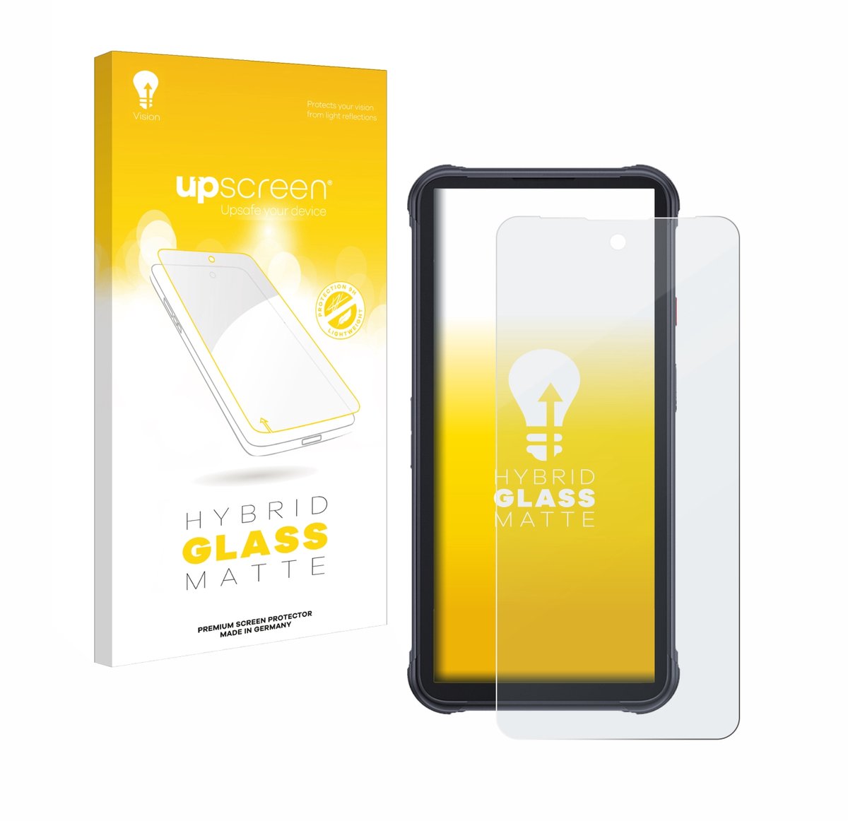 upscreen - Screenprotector voor Cubot King Kong Power - Folie Beschermfolie Beschermglas matte