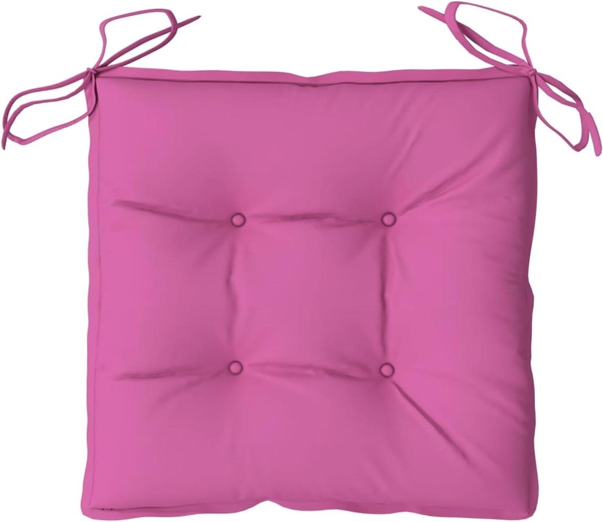 Zitkussens Tuinstoel - Stoelkussens Outdoor - Comfortabel Zitten - Waterafstotend Oxfordstof - 6 Stuks 50x50x7cm - Roze