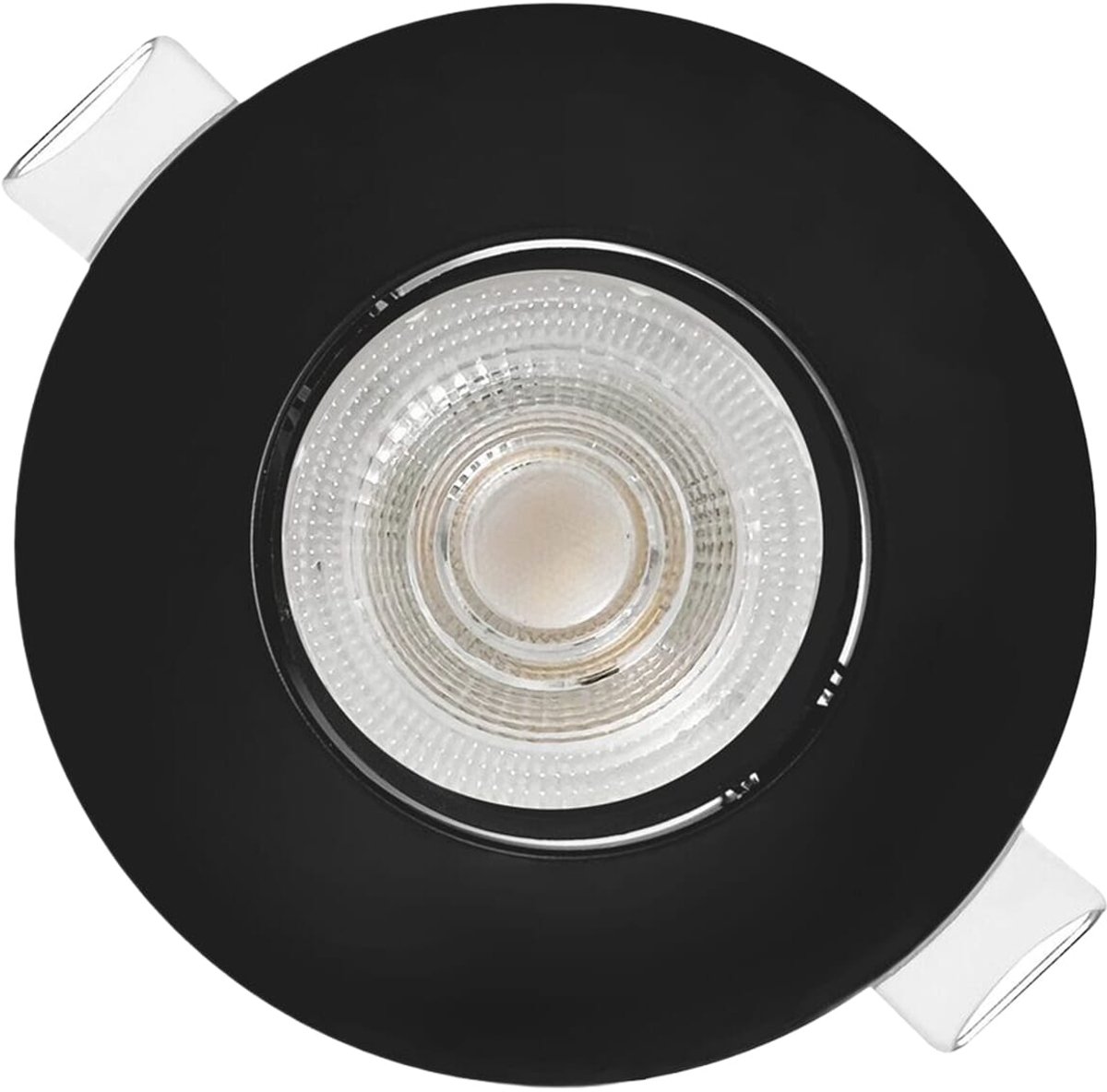 Modee LED Inbouwspot Rond - 4.9W 480 Lumen - 4000K Neutraal Wit - IP23 Ø90mm - Zwart - 1 stuk