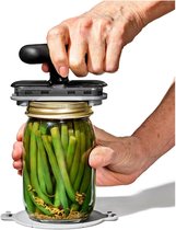 Ouderen Opener - Alles Opener - Flessenopener - Blikopener - Flesopener - Potopener - Bieropener - Keukenhulp - Verstelbare Flessenopener - Comfortabele Handgreep met Goede Grip - Voor Diverse Verpakkingen