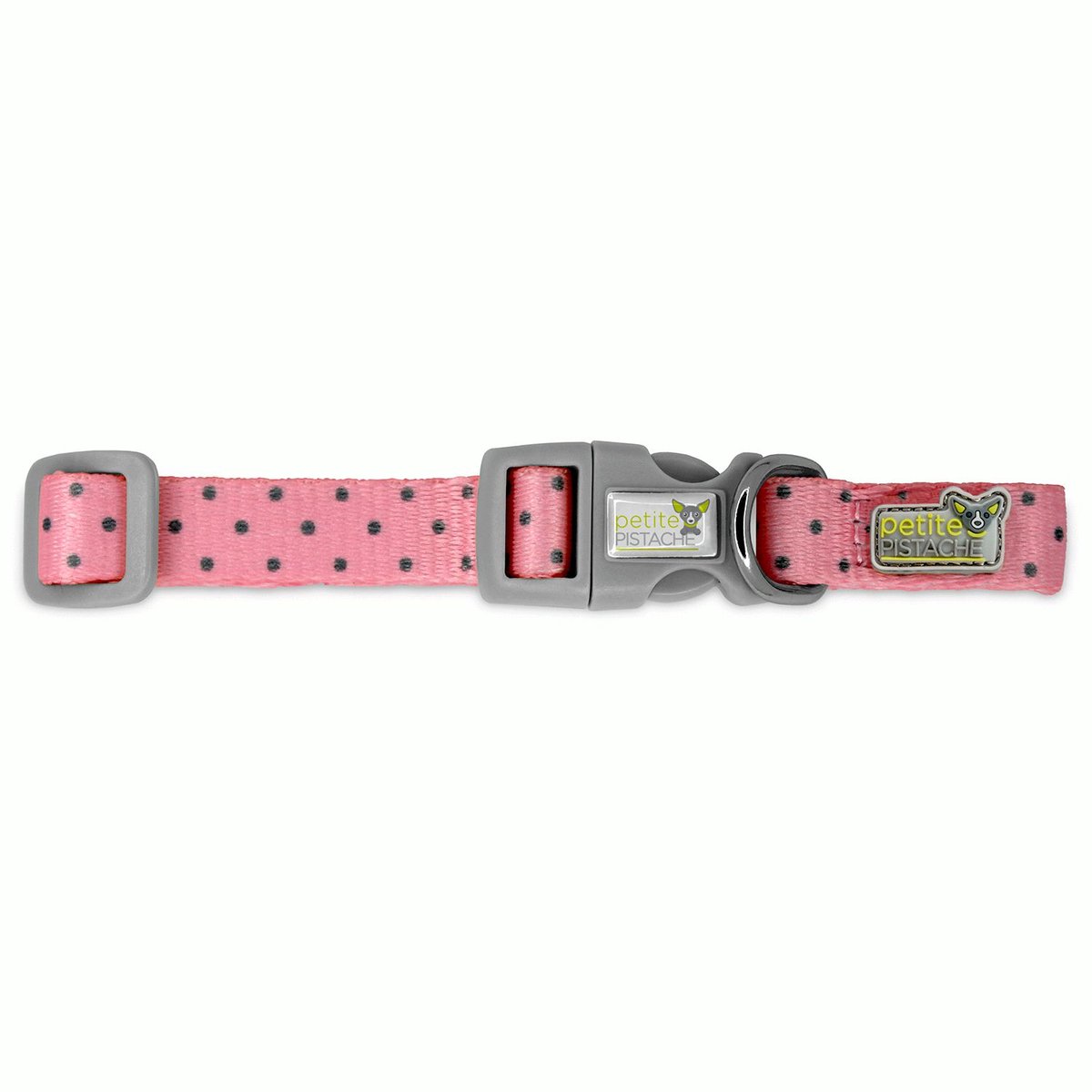 Goo-Eez Printed Dog Collar - Dots - Halsband - Pink 2xs
