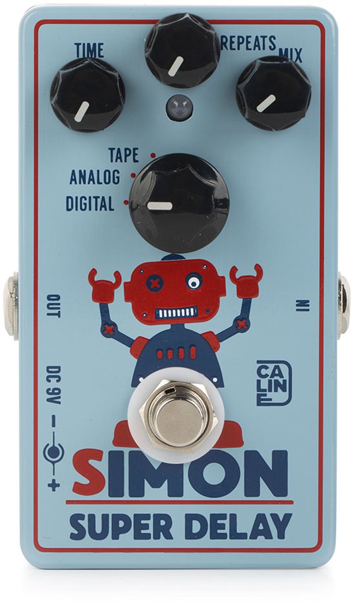 Caline CP-513 Simon Super Delay Effectpedaal voor Gitaar