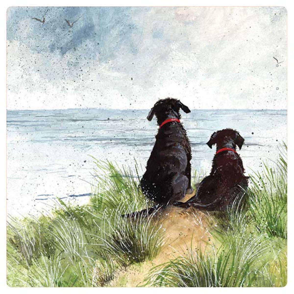 Alex Clark Dunes Fridge Magnet ~ Koelkast magneet Honden