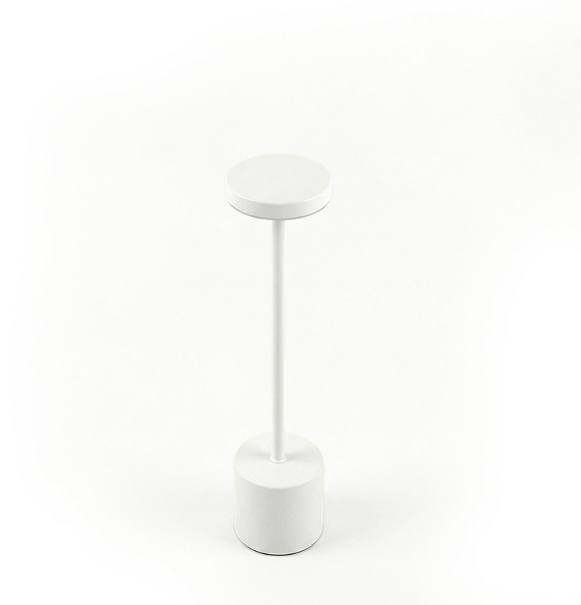 Tafellamp Oplaadbaar - Tafellamp Wit - Draadloos En Dimbaar - Tafellamp 3 kleuren - Moderne Touch Lamp - Nachtlamp Slaapkamer