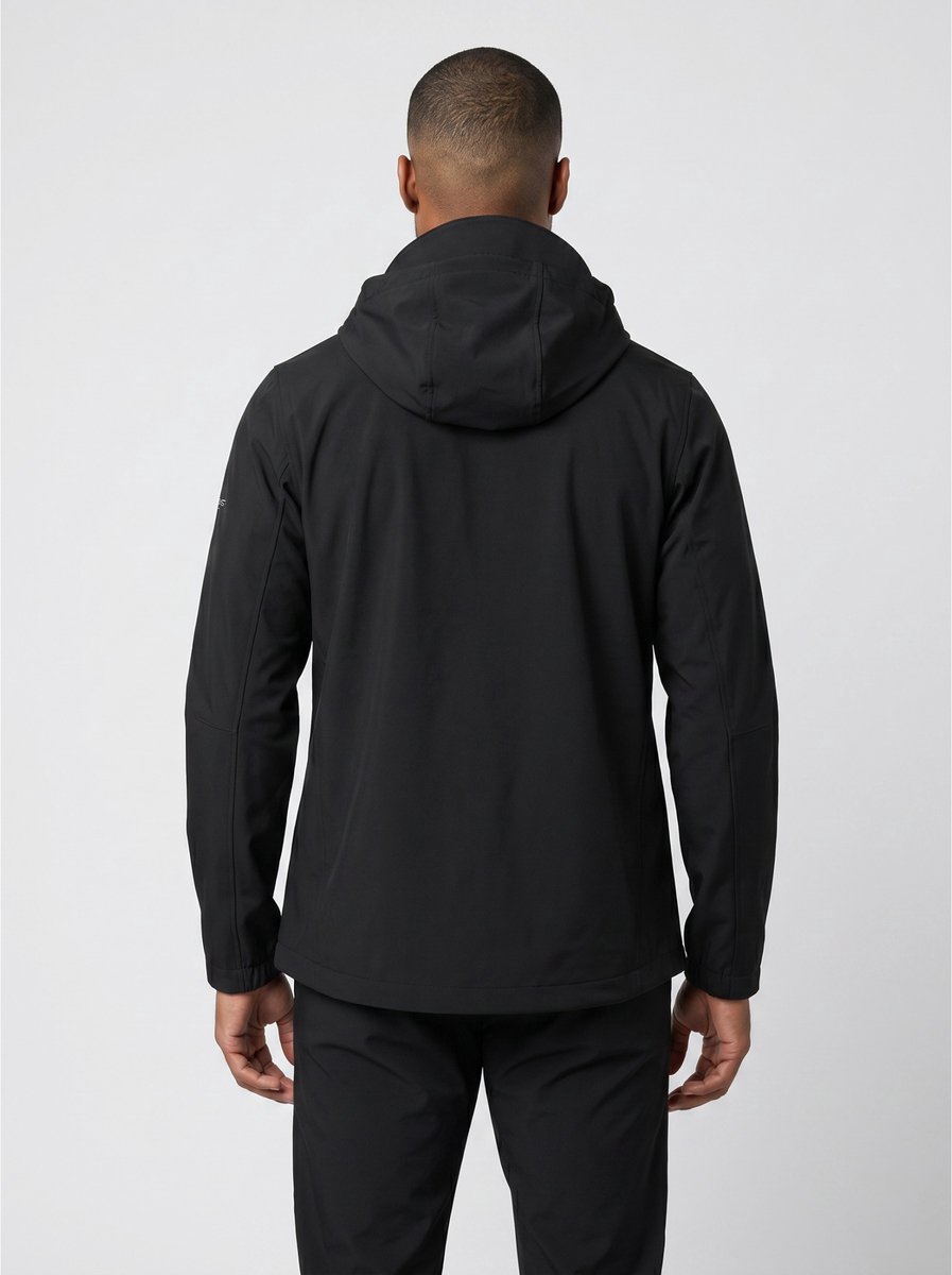 ECOALF Zwarte Diluvio-jas