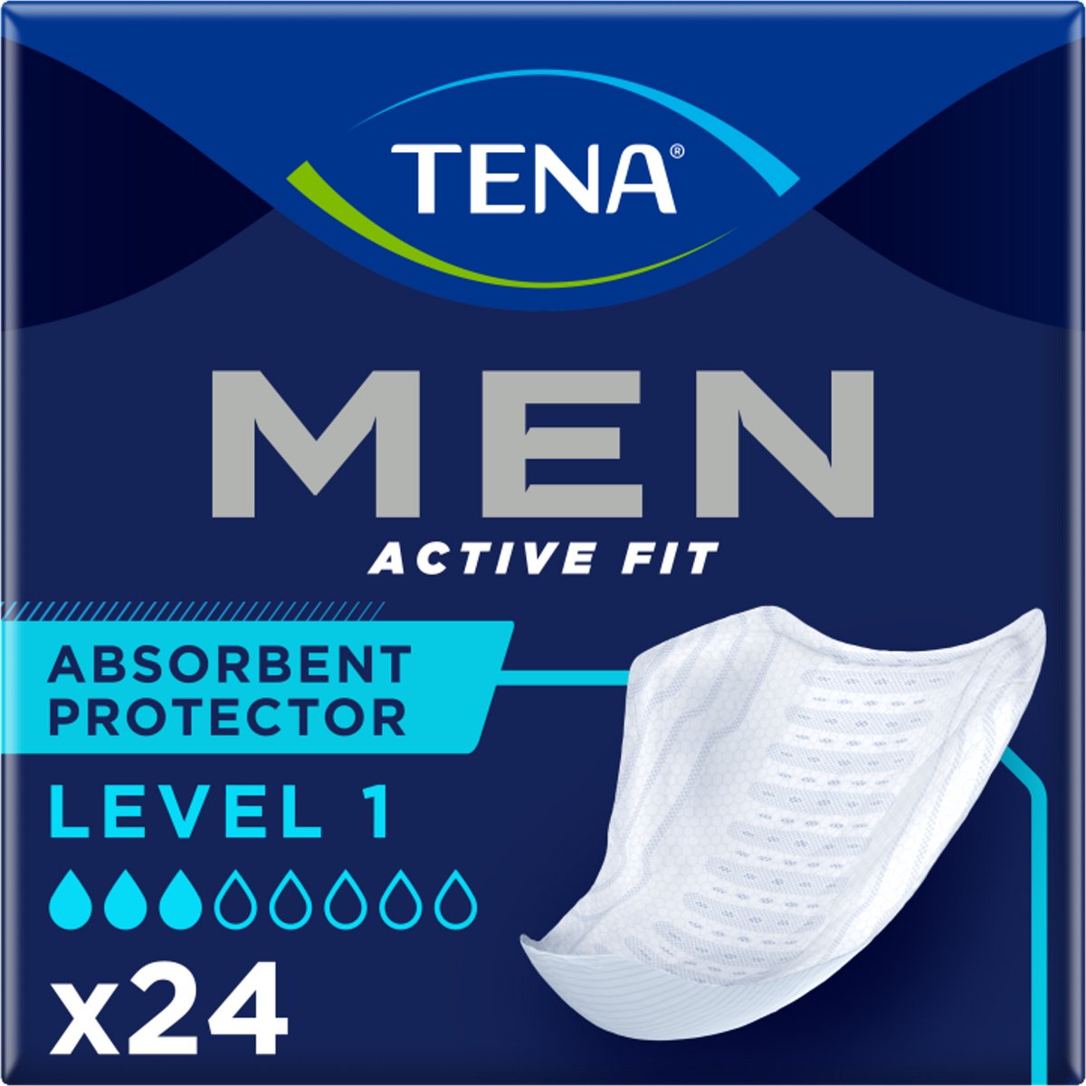 Bol.com Tena Men Level 1 Incontinentie inlegkruisjes - 24 stuks aanbieding