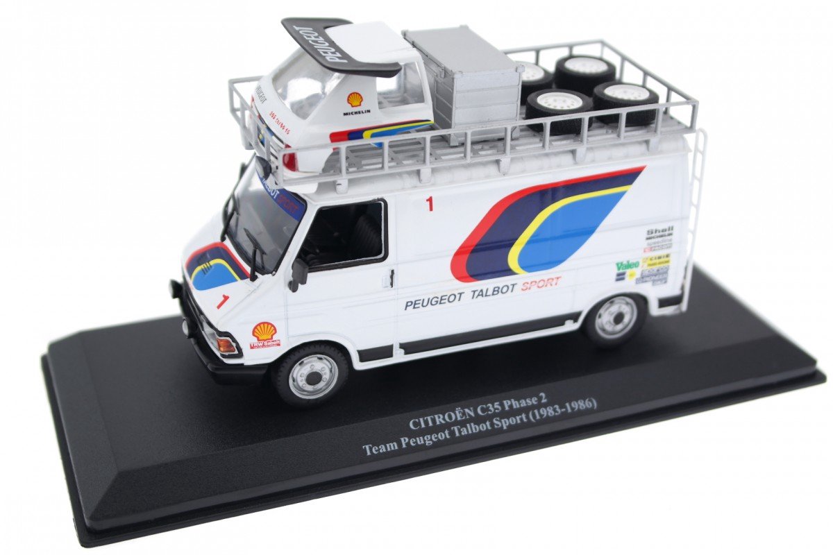Modelauto Citroen C35 Phase 2 Team Peugeot Talbot Sport 1983-1986 - Schaal 1:43