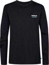 Petrol Industries - Jongens Longsleeve T-shirt steellake - Zwart - Maat 164