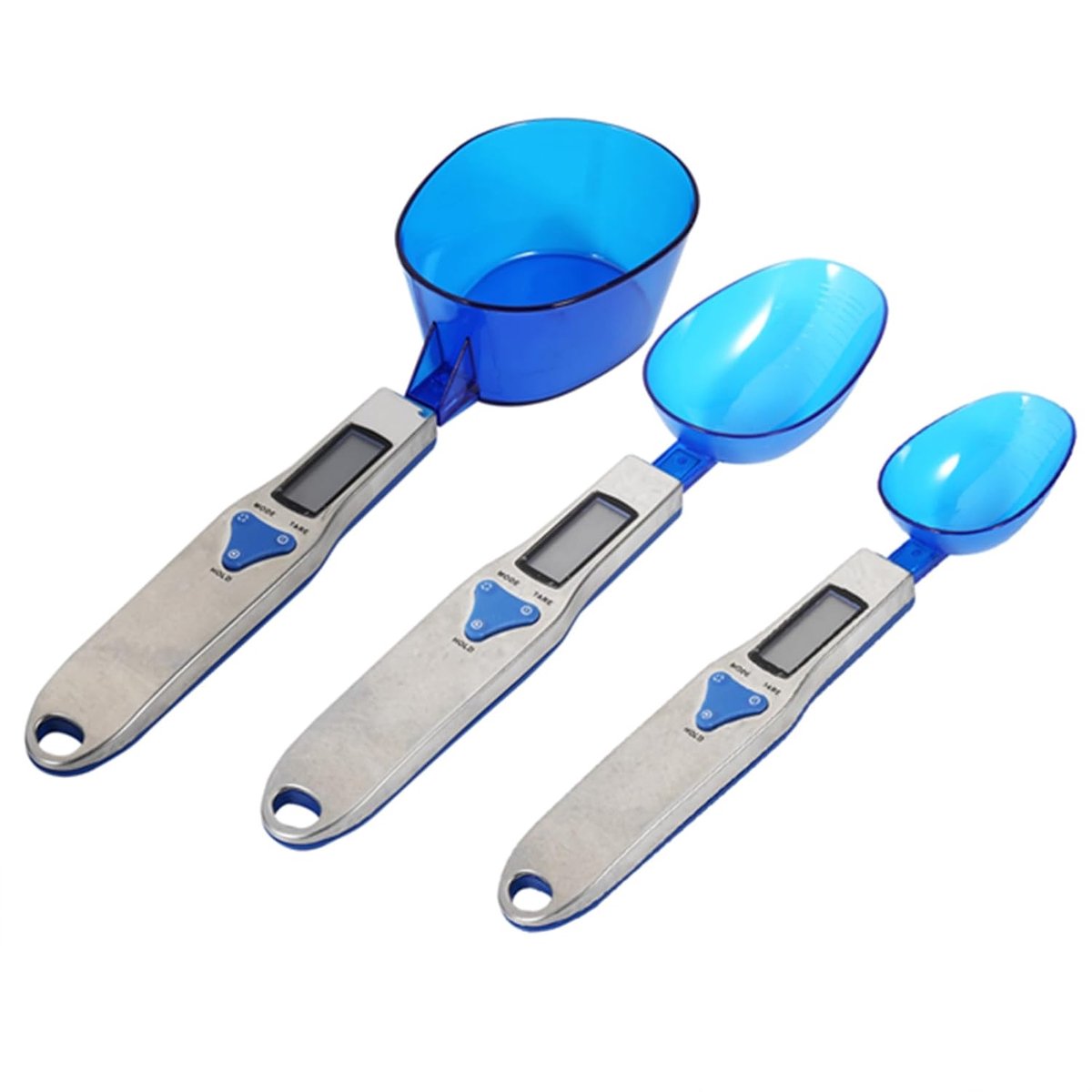 SnelShoppen - Digitale Löffelwaage 500g/0.01g - Precisieweegschaal met 3 RVS Löffels voor Keuken en Bakken - Elegant en Duurzaam Design