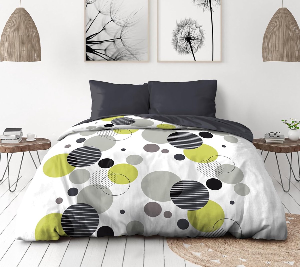 SnelShoppen - Duvet Cover Set 220 x 240 cm - 3-delig met 2 Kussenslopen - Microfibre Peach Skin - Comfortabel & Onderhoudsvriendelijk - Ideaal voor Hu