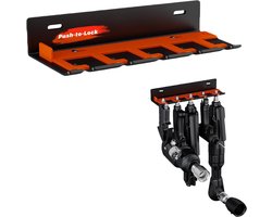 SnelShoppen - Wandmontage Gereedschap Houder voor Compressed Air Tools met 5 Slots, Pneumatische Gereedschappen, Ruimtebesparend en Efficiënt voor Gar