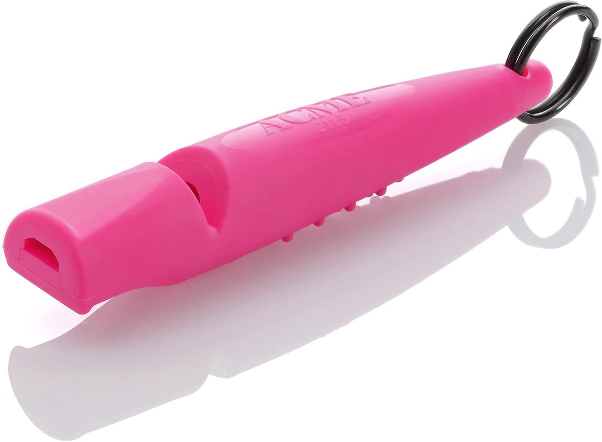 SnelShoppen - Hondenfluitje voor Training en Terugroepen - ACME Alpha 211.5 Verbeterd - Lange Bereik, Geluidsstandaard, Grippy Handvat, Roze