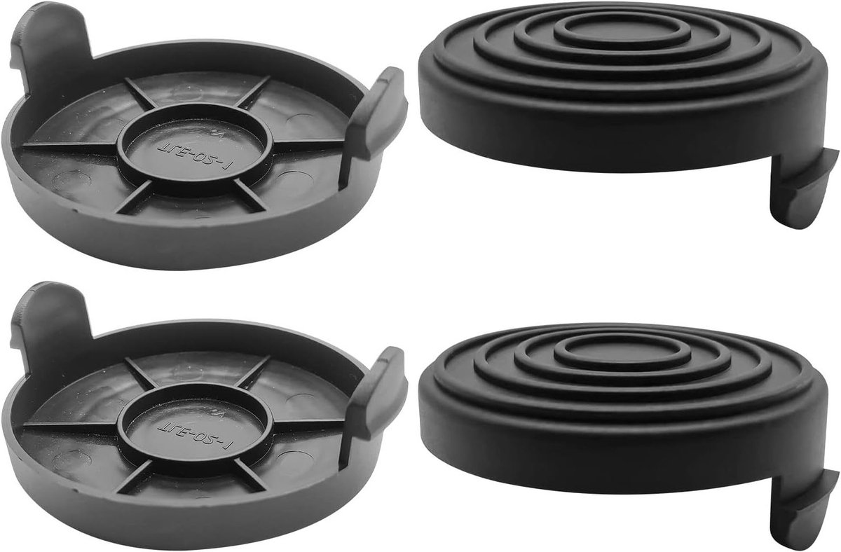 4x Trimmer Spoel Deksel Set voor Grastrimmer Vervanging Accessoires