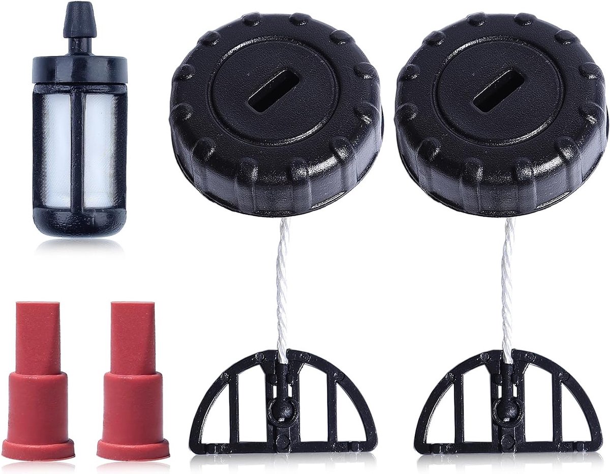 Tankband en zijkap voor kettingzaag MS180 MS170 018 017 - 2 stuks, inclusief benzinetank en oliefilter