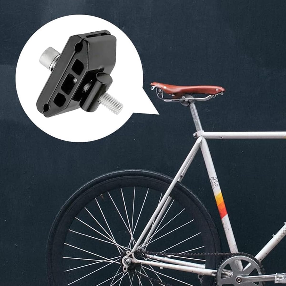 SnelShoppen - Fietszadelpen Klem - Aluminium Legering - Zwart - Verstelbare Zadelklem voor Racefiets, Mountainbike en Vouwfiets - 1 Stuk