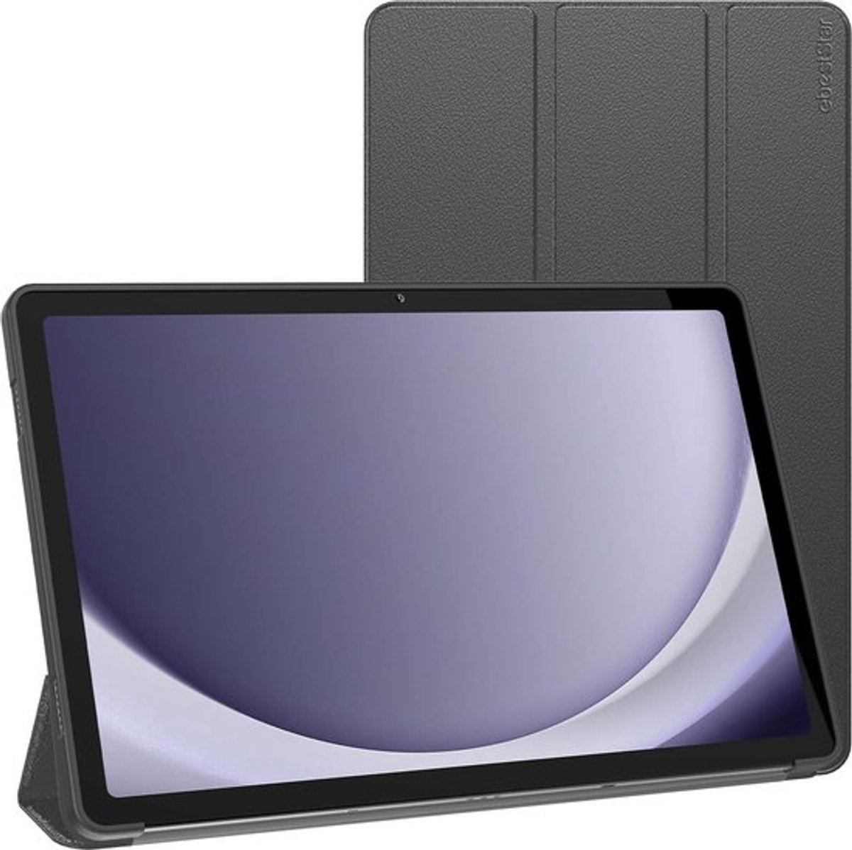 ebestStar - Hoes geschikt voor Samsung Galaxy Tab A9+ (2023) SM-X210, Slimme Hoes met Magnetische Flip Bescherming, Siliconen, Zwart