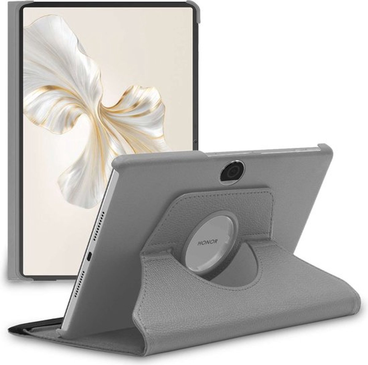 ebestStar - Hoes geschikt voor Honor Pad 9, Roterende Etui, Case, 360° Draaibaar hoesje, Grijs