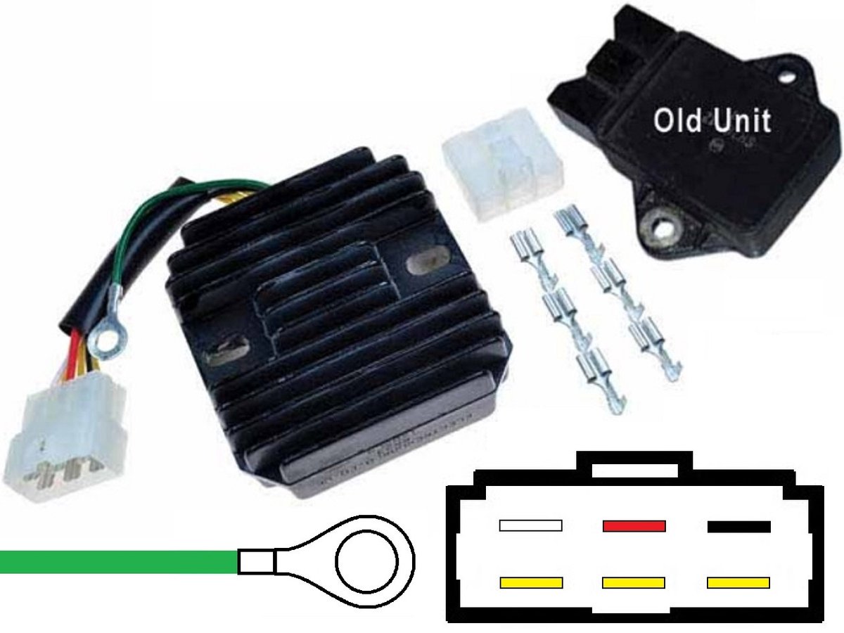 Carmo CARR231 - Honda - MOSFET spanningsregelaar gelijkrichter rotor