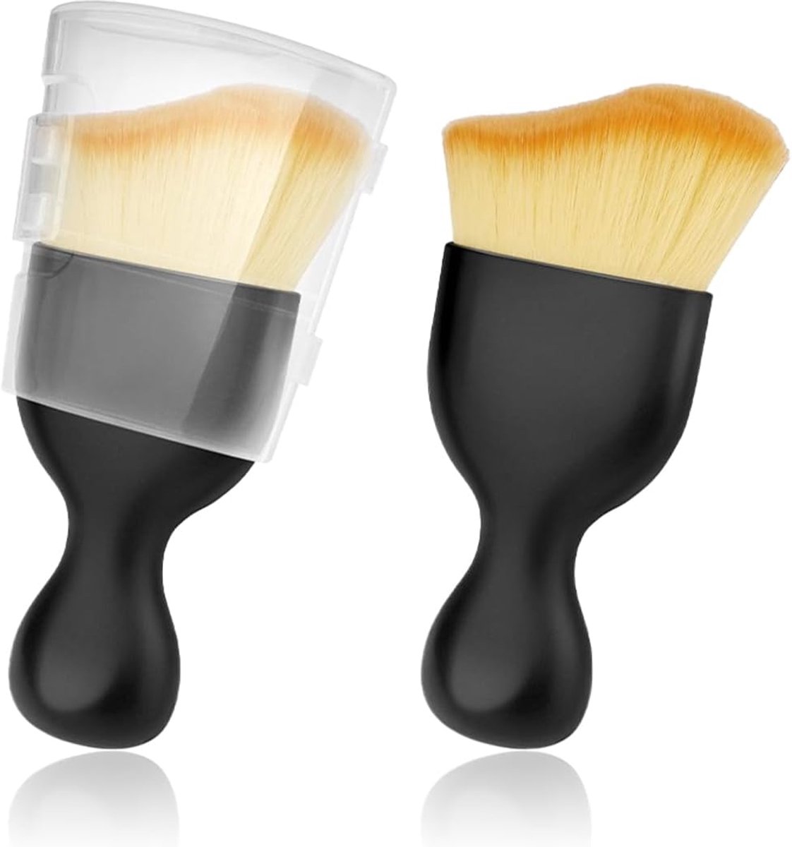 SnelShoppen - 2 Pcs Auto Interieur Soft Dust Brushes - Ergonomische Schoonmaakborstels voor Stofverwijdering - Hoge Dichtheid PP Handvatten voor Auto
