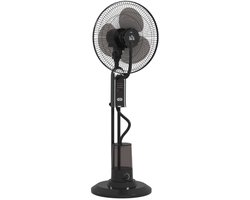 NordHaus Staande Ventilator met Waterkoeling - Luchtbevochtiger - Mistventilator - Ultrasone Verkoeling - Zwart 120 cm