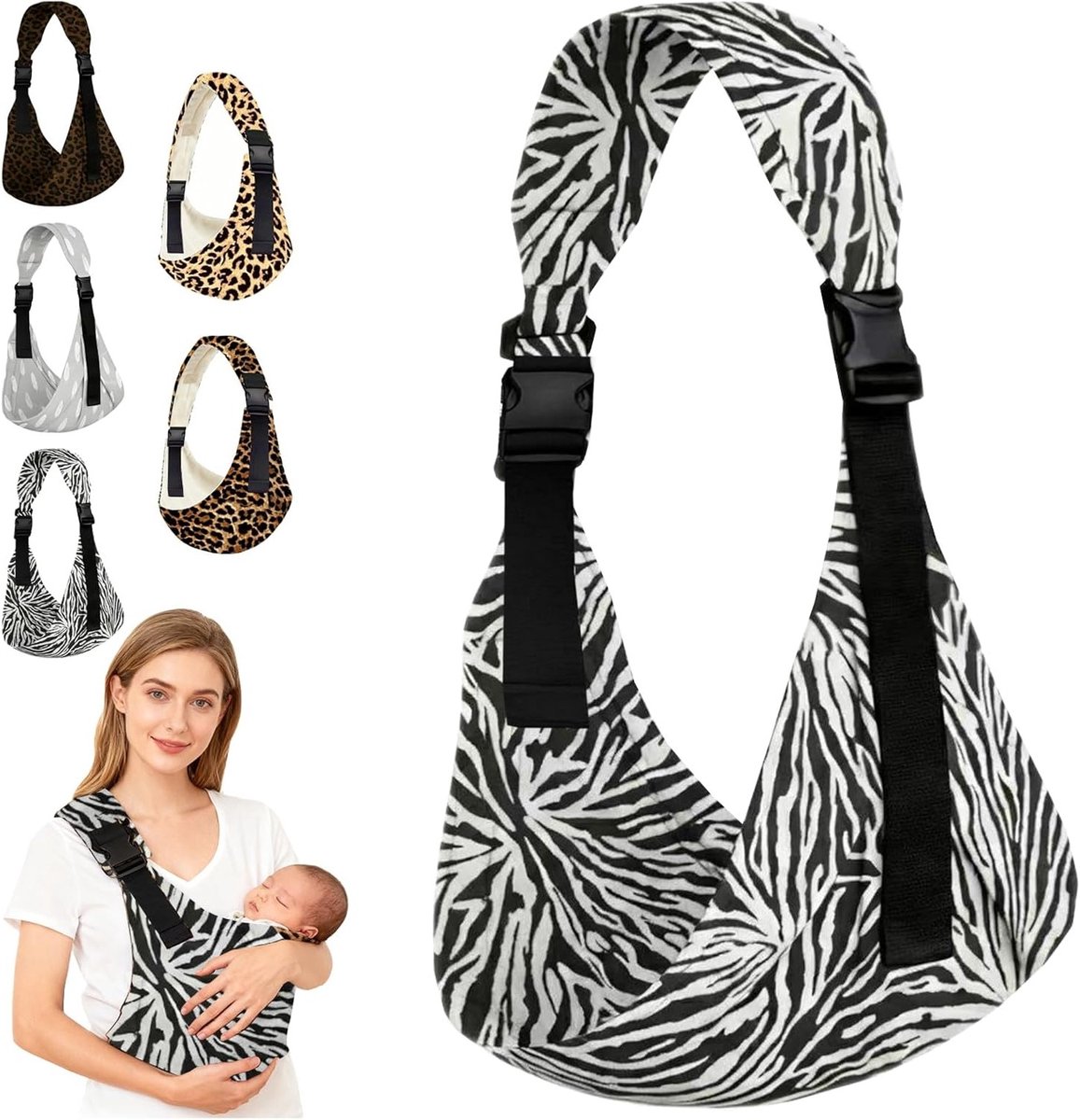 Verstelbare Heupdrager voor Pasgeborenen en Peuters, Ergonomische Draagzak voor Kinderen tot 20 kg, Comfortabel en Veilig voor Baby's van 0-36 Maanden