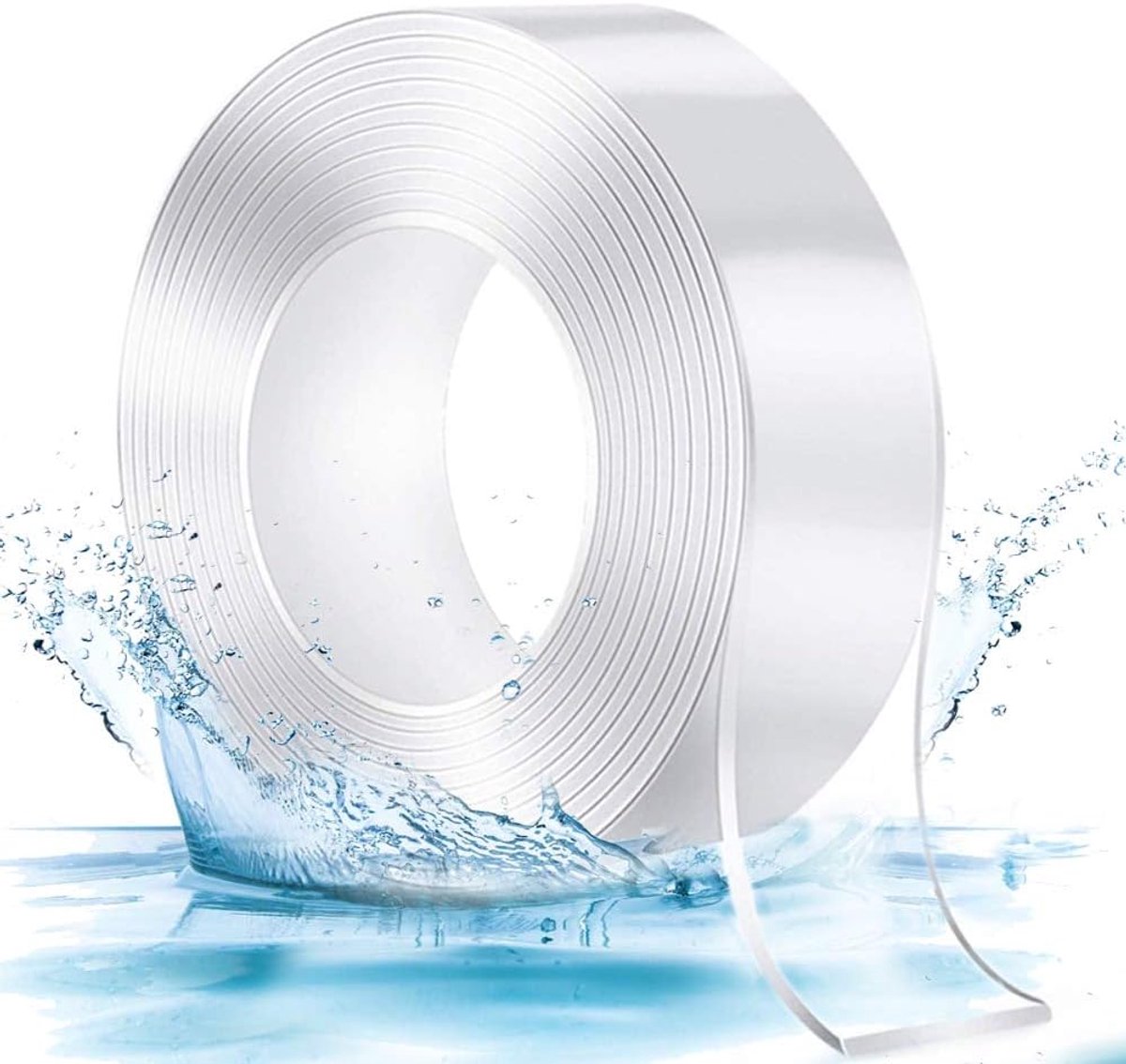 SnelShoppen - Nano Double Sided Tape, Multifunctionele Transparante Plakband, Herbruikbare Krachtige Nano Tape, Traceless, 50mm x 3M voor Keuken, Wand