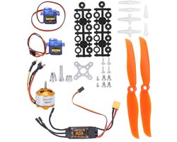 Krachtige Brushless Motor 2200 KV met 40A XT60T ESC en SG90 Servo, Geschikt voor Quadcopter en RC Vliegtuigen met 6035 Propeller Accessoire Kit