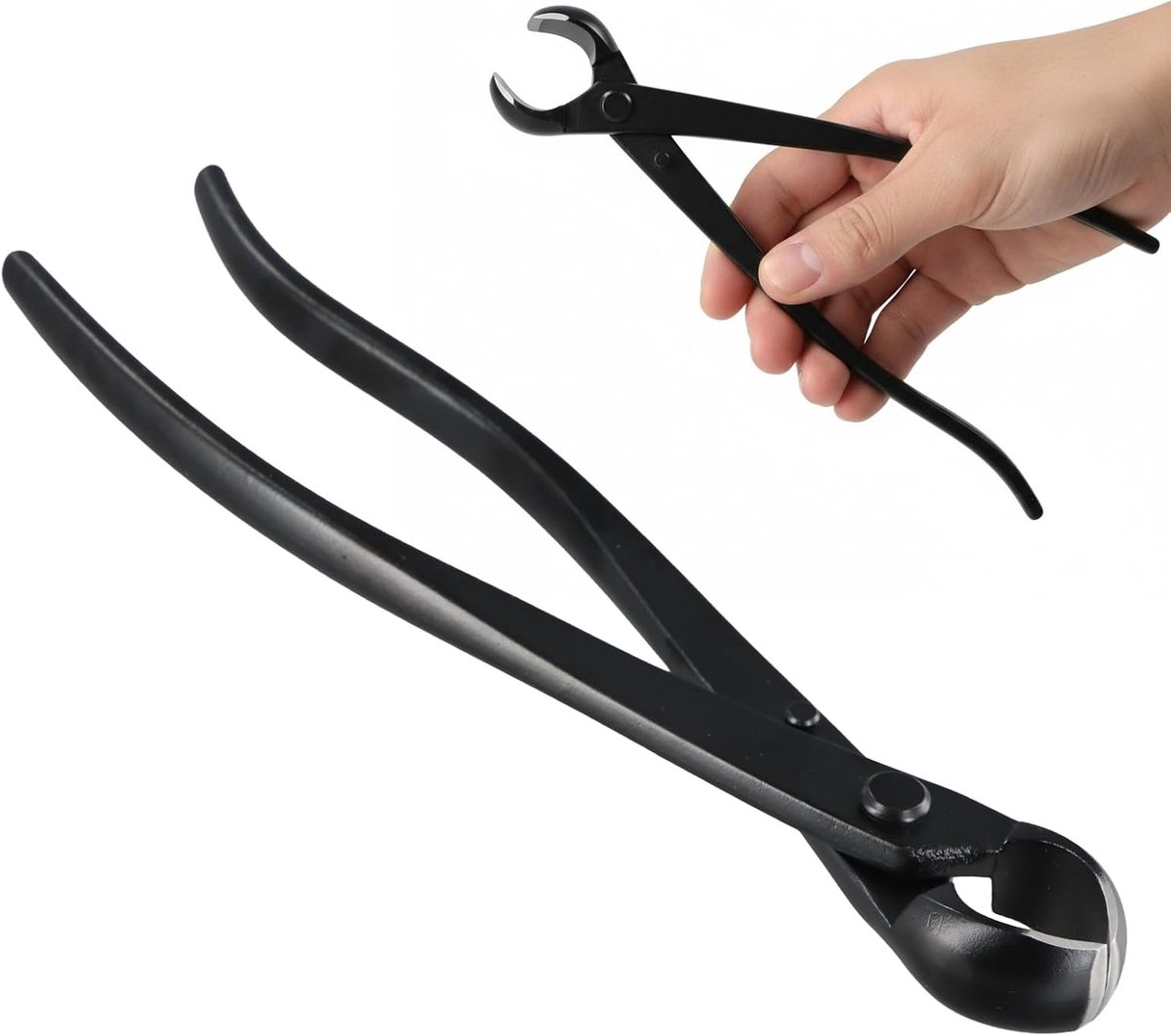 SnelShoppen - Professionele Bonsa Scharen 205 mm, RVS Tangen met Ronde Rand, Tuingereedschap Set voor het Snoeien van Takken, Perfect voor Tuin en Lan