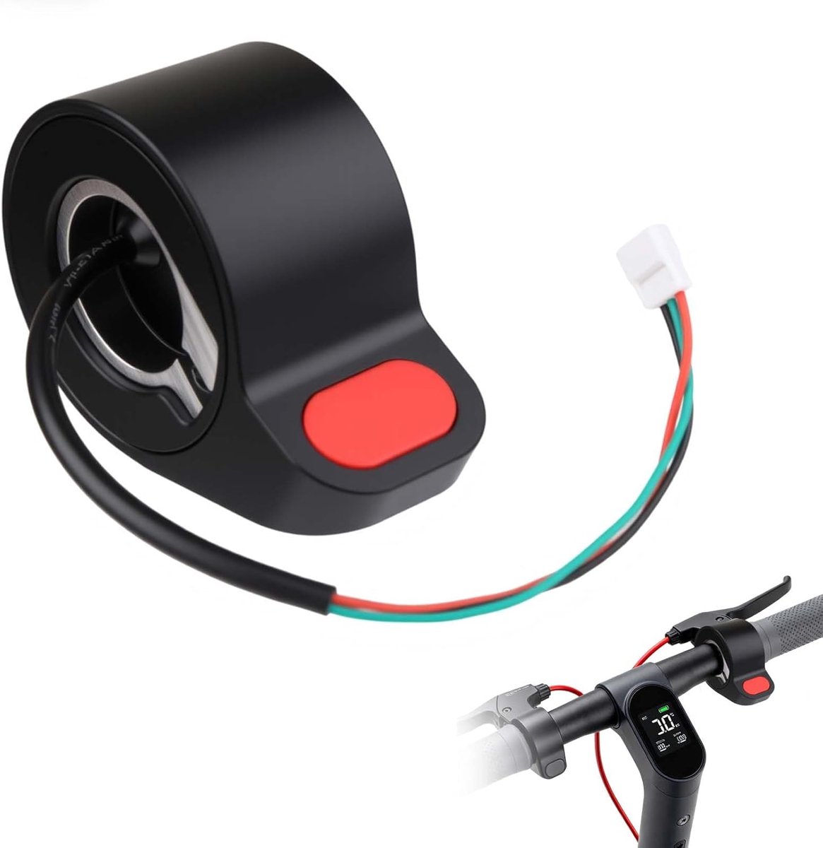 SnelShoppen - E Scooter Throttle Lever Vervangend voor M365, 1S, Pro, Pro 2 - Waterdichte Thumb Throttle Handle voor E-Scooter Tuning en Optimalisatie