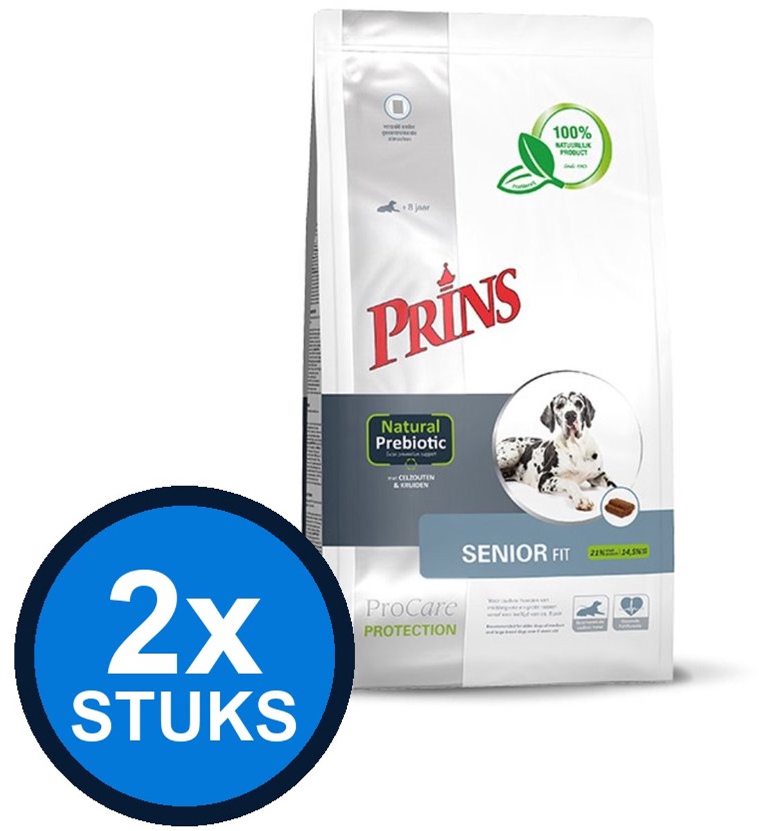 2x Prins - ProCare protection senior fit 3kg - Hondenvoer - 3 kg