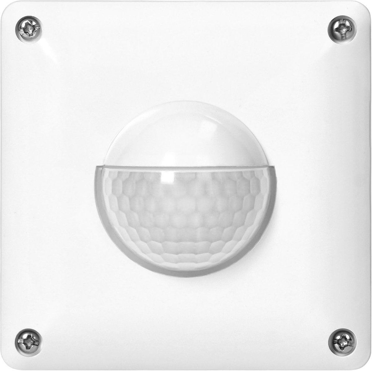 SnelShoppen - Motion Detector 2 en 3 Draad - Wit IP65 - Bewegingssensor met Max. 20 m Bereik - Ideaal voor Binnen en Buiten
