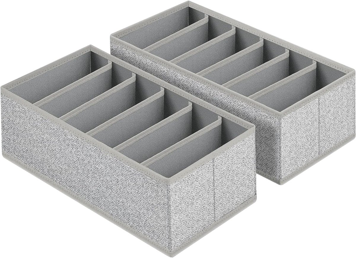 Opvouwbare Lade Organizer 2 Pack voor Ondergoed en Sokken