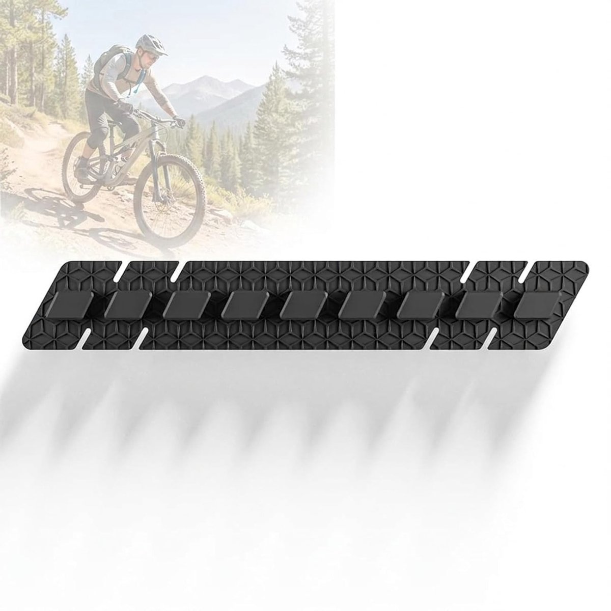 Kettingsteunbescherming voor mountainbikes - Duurzaam, waterdicht en eenvoudig te installeren