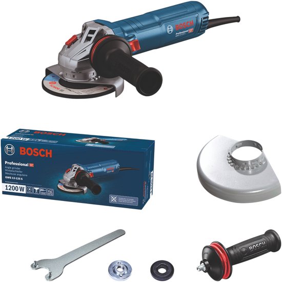 Bosch Professional PRO GWS 12-125 S Haakse slijper 125 mm 1200W - 06013A6020