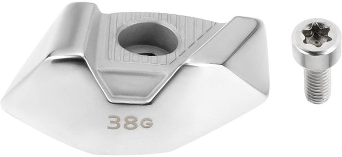 Golfgewicht 38 g - Compatibel met Stealth 2 Driver - Aanpasbaar clubgewicht - Zilver - Schokbestendig - M4 schroefdraad