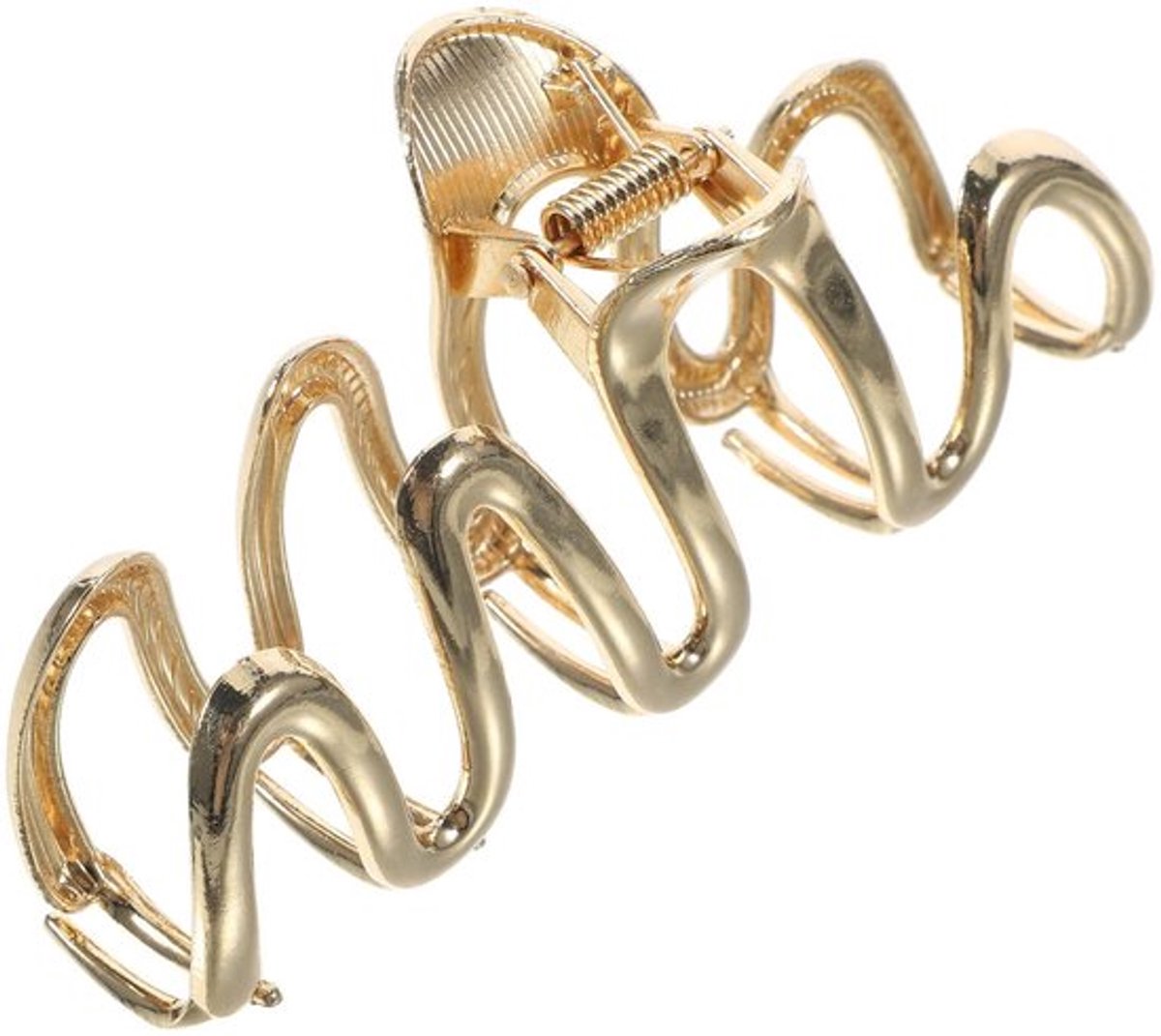 Haarspeld Goud - Antislip Haarclip - Slangenlijn Ontwerp - Haaraccessoires Dames - Hoogwaardig Legeringsmateriaal - Elegant en Duurzaam