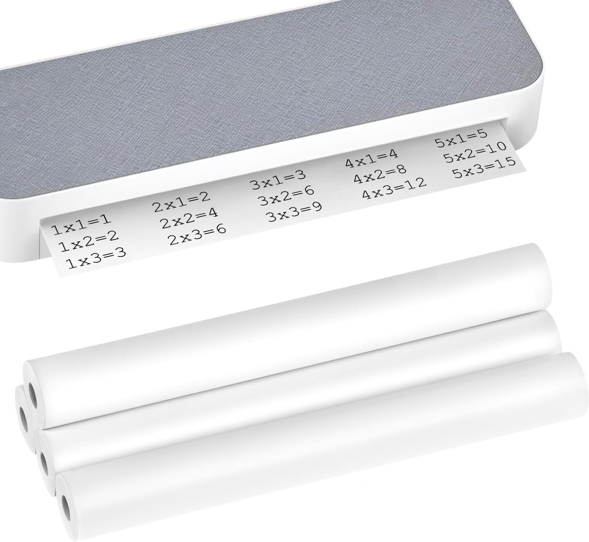 SnelShoppen - 4 Rollen A4 Thermisch Papier (100 Vellen) - Oil & Wear-Resistant - Universeel Compatibel voor Thuiswerk, Foto's, Facturen en Brieven