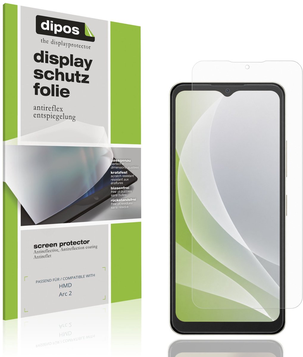 dipos – 4x Matte Beschermfolie geschikt voor HMD Arc 2 | Krasbestendige & antireflecterende Screenprotector Ultra-Thin