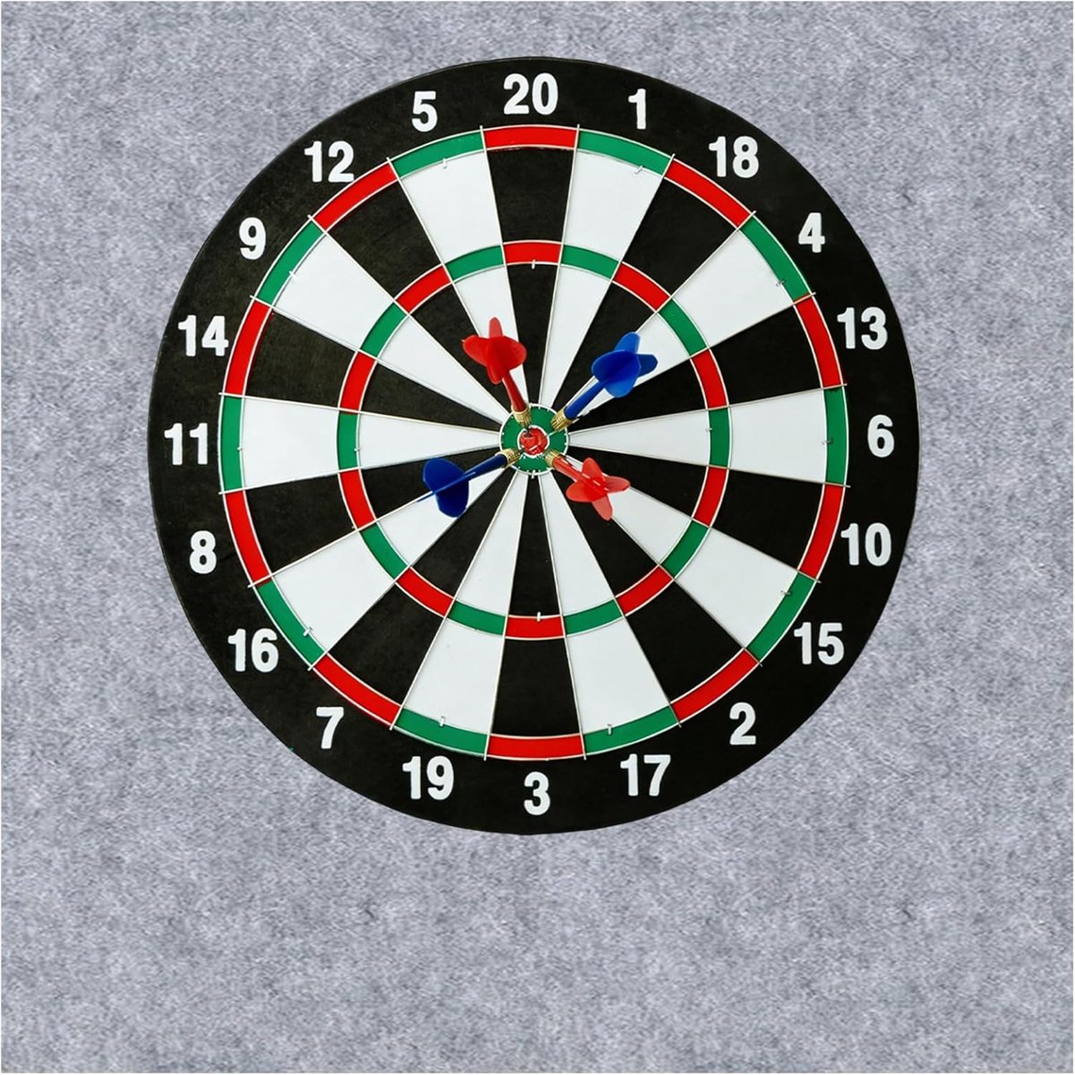 SnelShoppen - Dartboard Wall Protector - Zelfklevende Wandbescherming voor Dartborden - 9 Stuks Vilt Wandtegels - Ideaal voor Dartliefhebbers - Wandbe