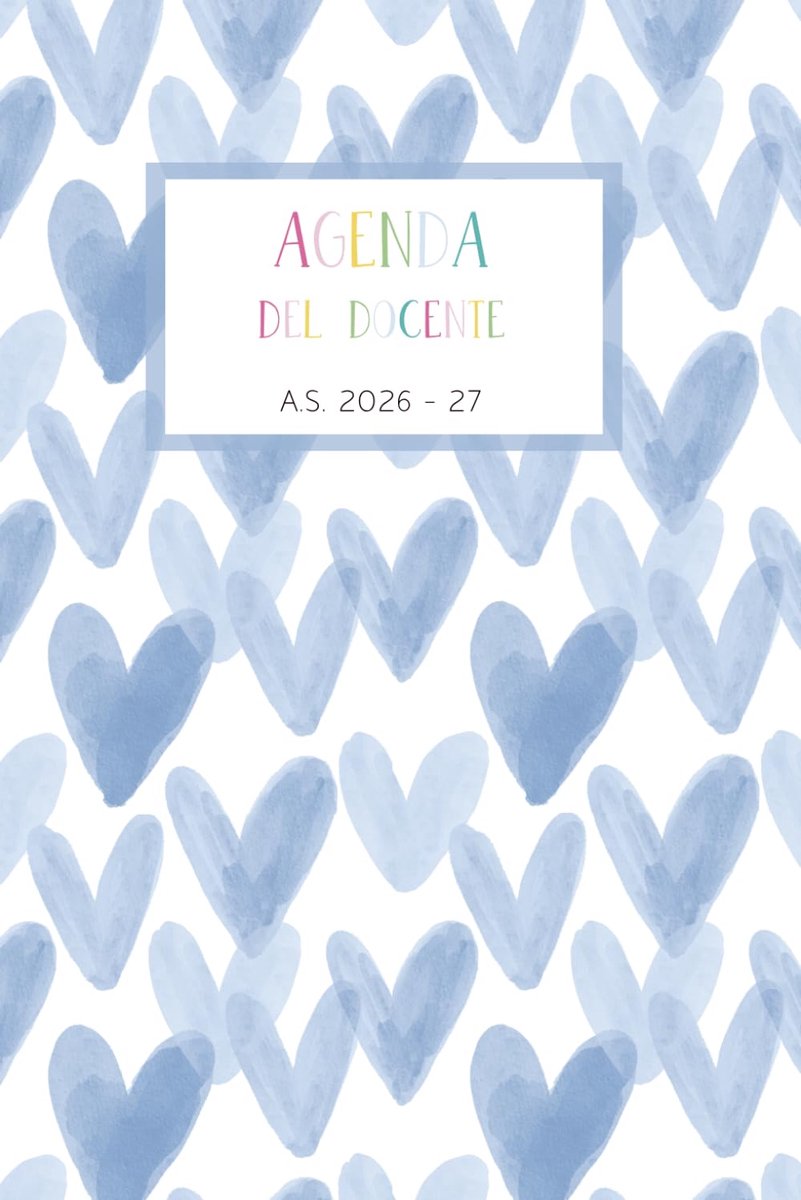 SnelShoppen - Agenda del docente A5 2026/27 - Kleurrijke Interieur, Perfect voor Onderwijs, Docenten, Lesplanning en Notities