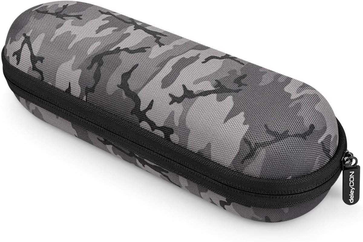 SnelShoppen - deleyCON Travel Pouch Toilettas Hard Shell Bag voor Elektrische Tandenborstels, Scheerapparaten, Cosmetica, Camouflage, Georganiseerde O