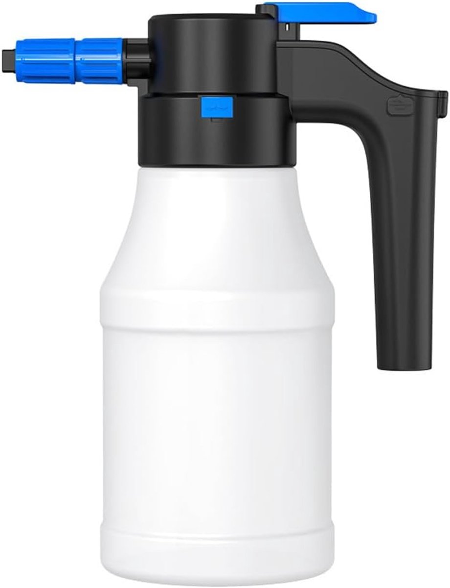 SnelShoppen - Elektrische Auto Was Sprayfles 1.5L, Foam Sprayer met 1500 x 2 mAh Lithium Batterij, 75° Sprayhoek, Drukreiniger voor Auto's en Trucks