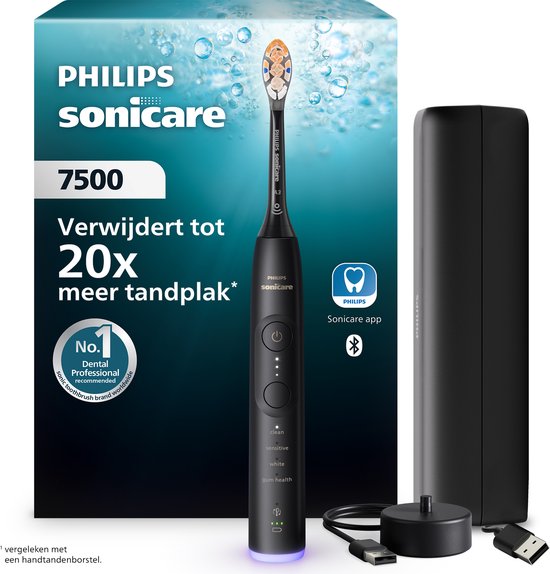 Philips Sonicare Series 7500 HX7421/13 Zwart
